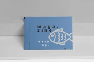 美国行政杂志画册设计展示样机下载