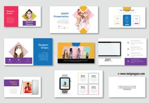 淡色现代超小谷歌幻灯片ppt模板Pastel Modern Minimal Google Slide