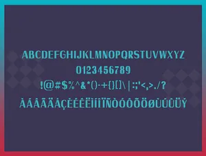 一款全新时尚的现代英文字体Axile