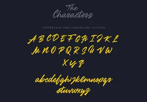 一款标志和品牌设计的完美手写英文字体Zenith Script