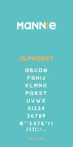 Mannie Typeface