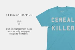 T恤设计样机 Tri-Blend T-Shirt Mockups