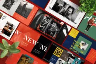 超现代独特极简专业的PPTKeybote演示模板 Xavier Presentation Template