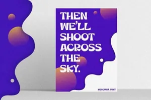 大胆友好的波浪形英文装饰字体 Franco Fuentes - Mercuria