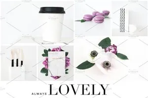 简约时尚的办公桌图片 Stock Photo Bundle