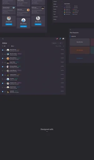 一款现代干净的后台管理UI工具包 Dashboard Pan