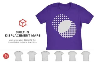 男士瘦身版的T恤样机 Next Level 3900 T-Shirt Mockups