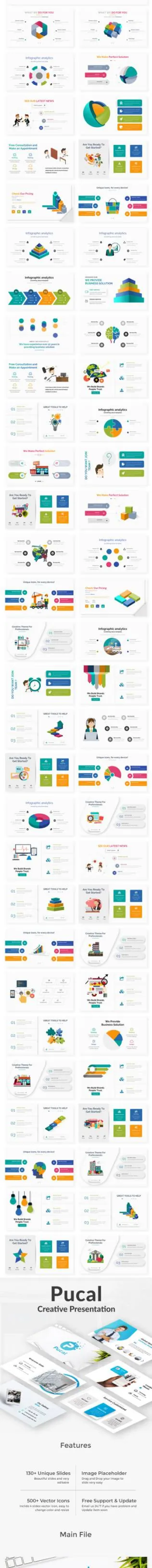 3套国外优质ppt模板Monster Bunndle Powerpoint