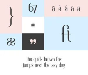 优雅时尚英文字体Aila Free Luxury Typeface