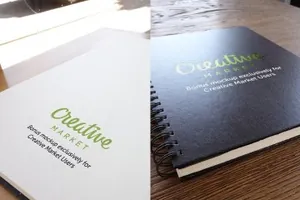 记事本封面设计样机 15 Sketchbook Mockups