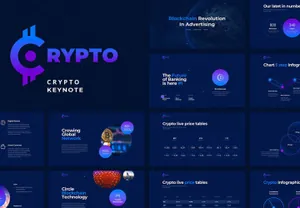 高端大数据keynote幻灯片设计模板Large data keynote slide template