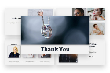 优雅奢侈品预售演示文稿模板 Juwry – Elegant PowerPoint Presentation