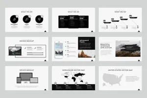 极简风工作报告演示文稿 Welirang Powerpoint Presentation