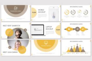 商业会议演示幻灯片模板 Cosmo – Business Powerpoint Template