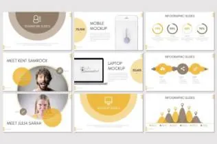 商业会议演示幻灯片模板 Cosmo – Business Powerpoint Template
