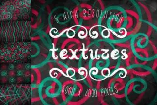 手写装饰字体抽象背景 Spirals script  abstract