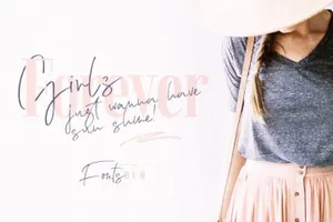 二重奏连体英文＆衬线字体 Lemonade Fonts Duo