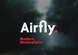 粗体现代英文字体Airfly Typeface Free Demo 精选字体