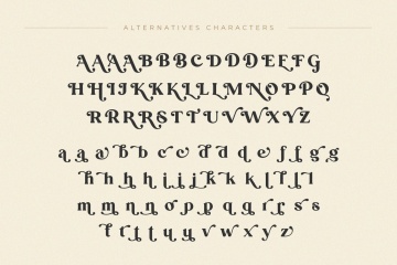 现代优雅婚礼极简品牌排版衬线英文字体 Carena - Ligature Serif Font