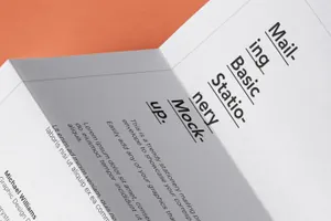 邮件信封品牌提案贴图样机PSD模板 Basic Mailing Stationery Mockup