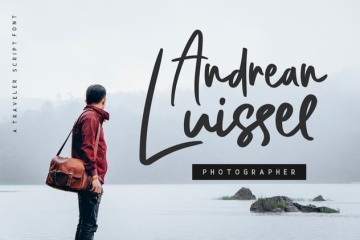 16个性独特英文手写书法字体 Bellevue A Traveler Script