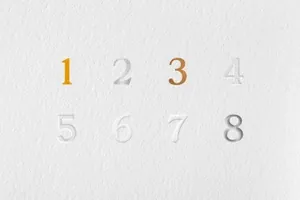 逼真的烫金logo样机