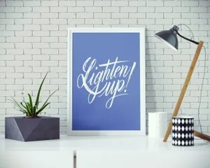 时尚的海报VI样机展示模型95picture-frame-mockup