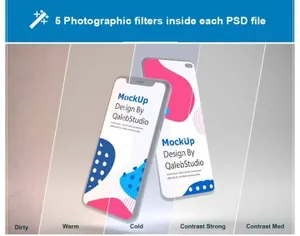 iOSAndroid概念手机样机模板 Clean IOS  Android