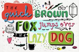 创意艺术英文手写字体 Leah Gaviota Script