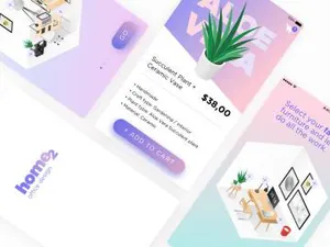 Home2 Interior Design App 每日UI源文件分享 Dail