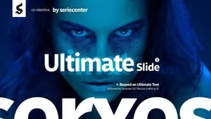 时尚切割图片展示AE片头工程源文件 Ultimate Slide Slideshow Package