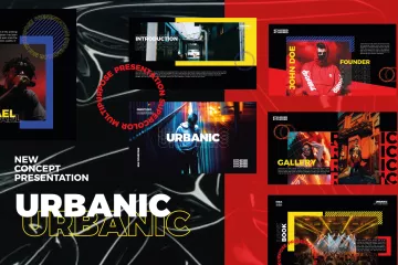 都市极简潮流欧美风格ppt模板 Urbanic Style-Powerpoint