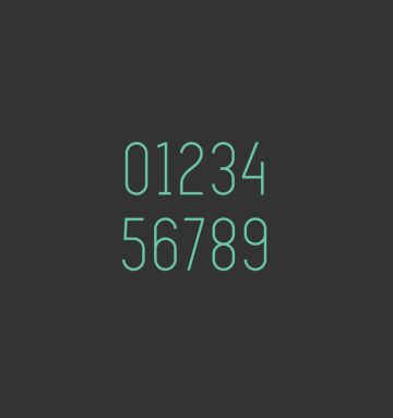 纤细无衬线英文字体Simplifica Typeface Free