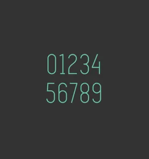 纤细无衬线英文字体Simplifica Typeface Free