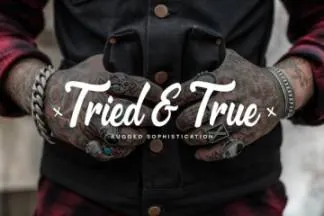 粗线条画笔手写英文字体 Brooklyn Script