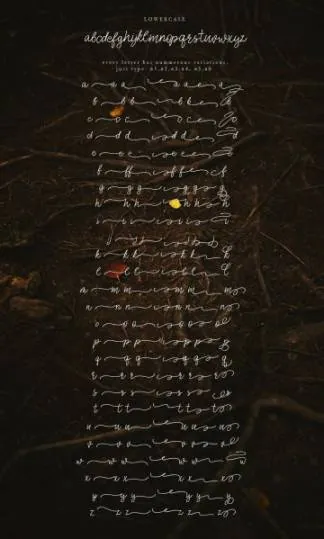 浪漫的爱尔兰手写英文字体 Aisling Font.