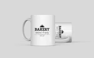 全新风格的时尚马克杯样机