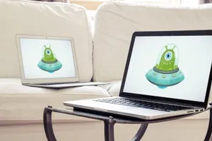 电脑笔记本使用场景样机