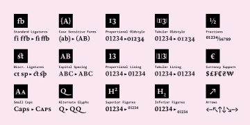 一款加粗衬线英文字体Heimat Mono