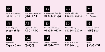 一款优雅衬线英文字体Novel Pro