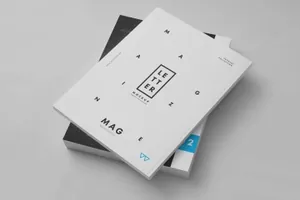 美国信纸A4尺寸画册品牌手册宣传册杂志书籍装帧