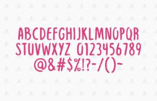 唇膏笔迹手写字体 Lipstick Handwriting Font