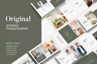 室内装修项目PPT演示投资报告模板 Original Interior Presentation