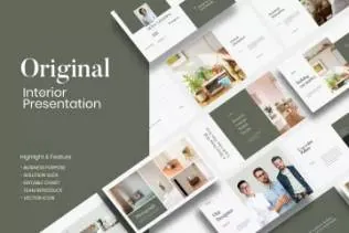 室内装修项目PPT演示投资报告模板 Original Interior Presentation