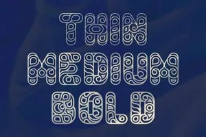 复古纹理镂空创意字体 Conello – Display Font