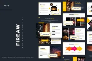 时尚高端多用途的高品质述职报告Fireaw  Powerpoint