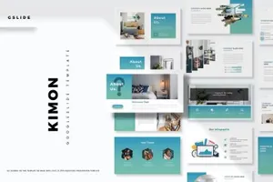 时尚高端清新简约多用途的高品质工作总结Kimon  Google Slide