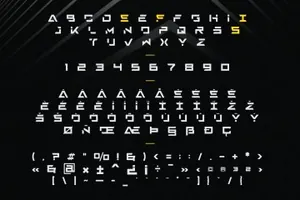 未来派建筑几何极简现代无衬线英文字体 Linecreative - Mexon