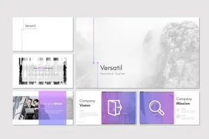 时尚高端企业介绍ppt模板versatil-powerpoint