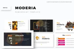 时尚水果夏季ppt模板下载moderia-powerpoint